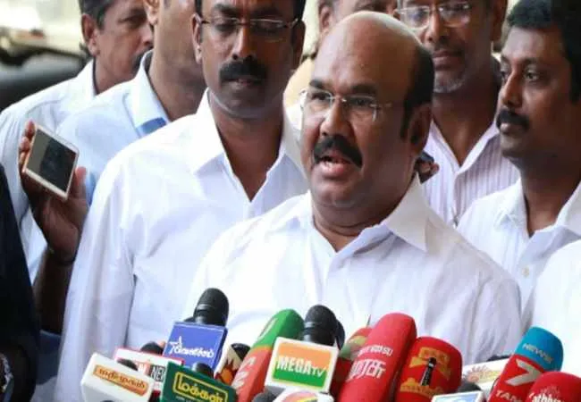 minister jayakumar pressmeet at chennai